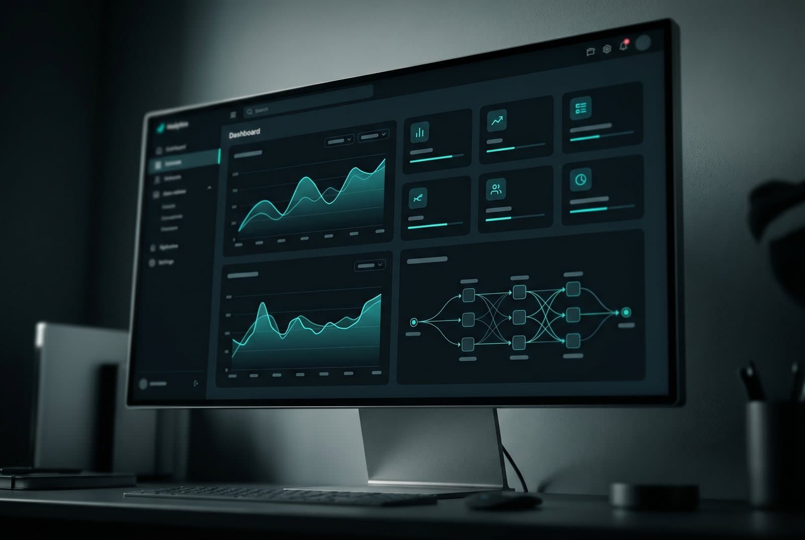 A live campaign dashboard tracking performance across channels.